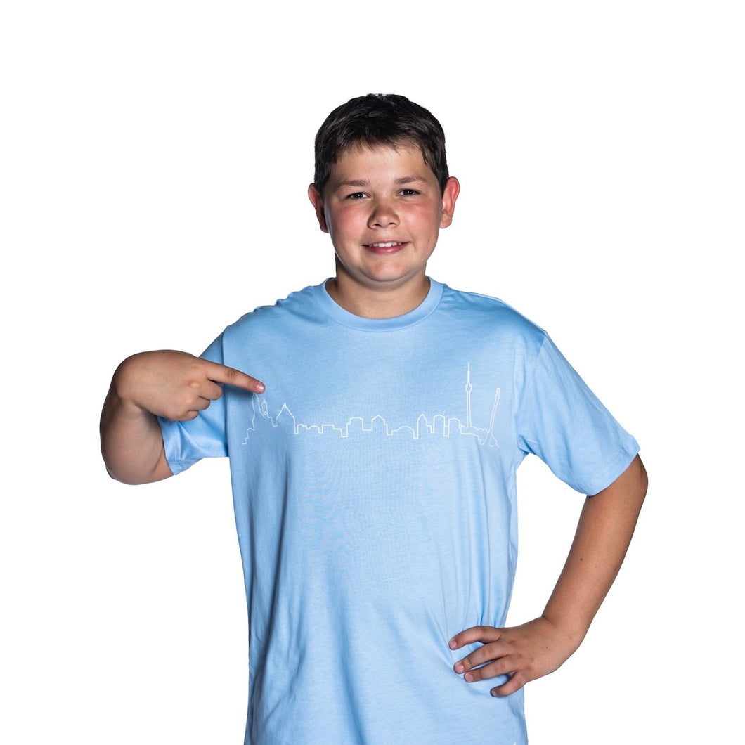 Kids TVB T-Shirt hummel Skyline blue bell